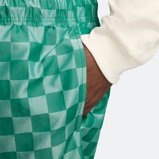Nike Club Flow Shorts - Checkered Green