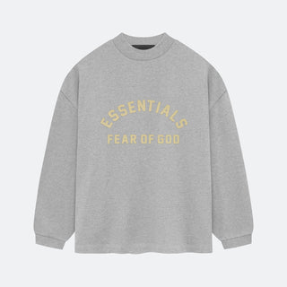 Fear Of God Essentials SP24 L/S T-Shirt - Light Heather Grey