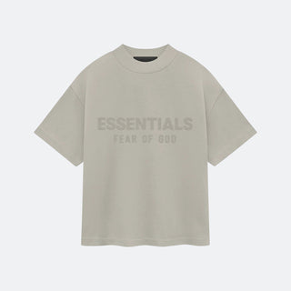 Kids Fear Of God Essentials SP24 T-Shirt - Light Heather Grey