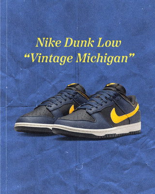 Nike Dunk Low "Vintage Michigan"