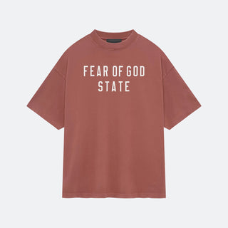 Fear Of God Essential Heavy Crewneck - Crimson