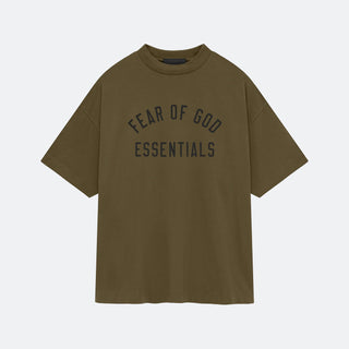 Fear Of God Essentials Jersey Crewneck - Olive