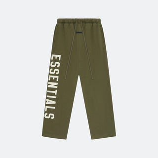 Fear Of God Essentials FW24 Fleece Relaxed Pant - Military