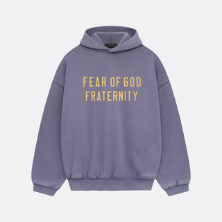 Fear Of God Essentials Heavy Fleece Hoodie - Lavender