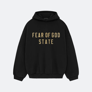 Fear Of God Essentials FW24 Fleece Hoodie - Black