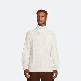 Nike Life Cable Knit Turtleneck Sweater