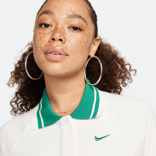 W Nike Cropped Long-Sleeve Polo
