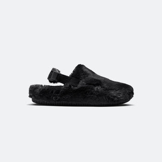 W Nike Calm Mule 'Black Fur'