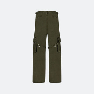 FLANEUR Phone Pocket Cargo Pants - Green