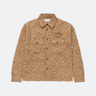 Honor The Gift Floral Cover Shirt - Tan