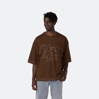 Honor The Gift H Box Tee - Brown