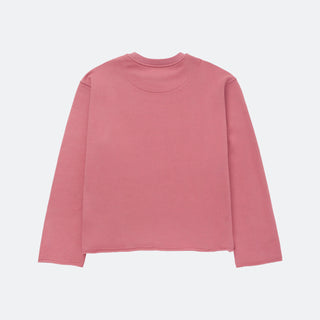 Honor The Gift Raw Edge Pullover - Mauve