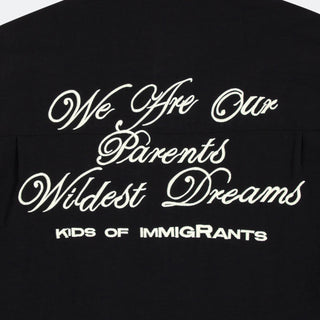 Kids of Immigrants Script Shirt Jacket