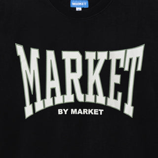 MARKET Persistent Logo T-Shirt - Washed Black