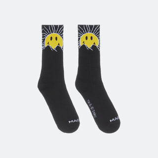 MARKET Smiley Sunrise Socks - Acorn
