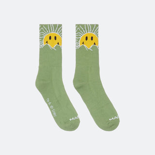 MARKET Smiley Sunrise Socks - Basil
