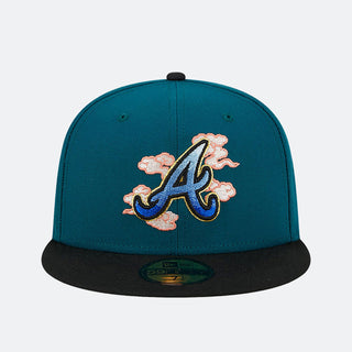 New Era Cloud Spiral Atlanta Braves Fitted