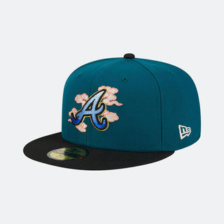 New Era Cloud Spiral Atlanta Braves Fitted