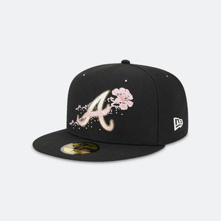 New Era Dotted Floral Fitted Atlanta Braves