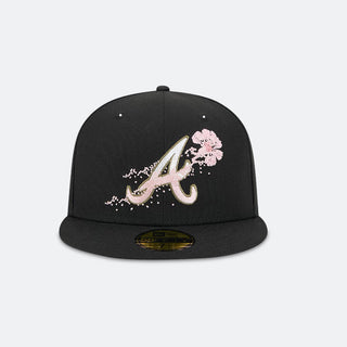 New Era Dotted Floral Fitted Atlanta Braves