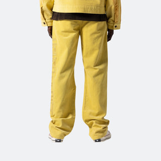 Honor The Gift Corduroy Trouser Pant - Yellow
