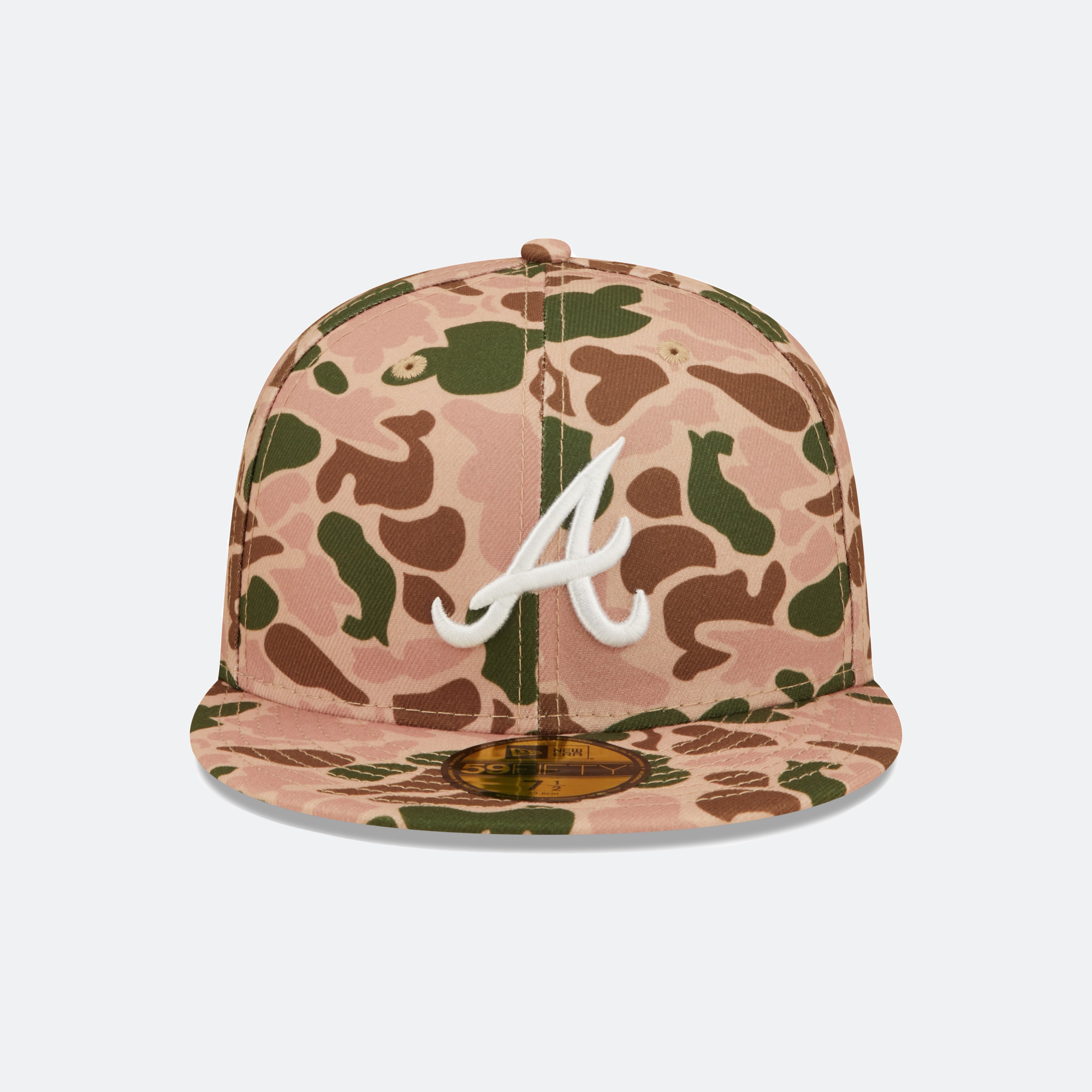 Atlanta Braves Duck Camo Orange UV 59FIFTY Fitted Hat